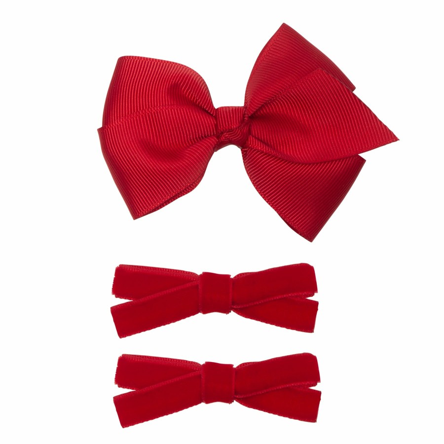 Featured Mimi and Lula | Bow Pack - Red