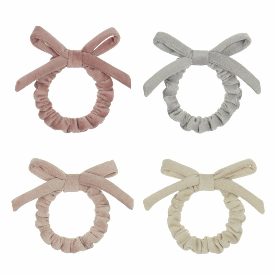 Hair Mimi and Lula | Velvet Bow Mini Scrunchies