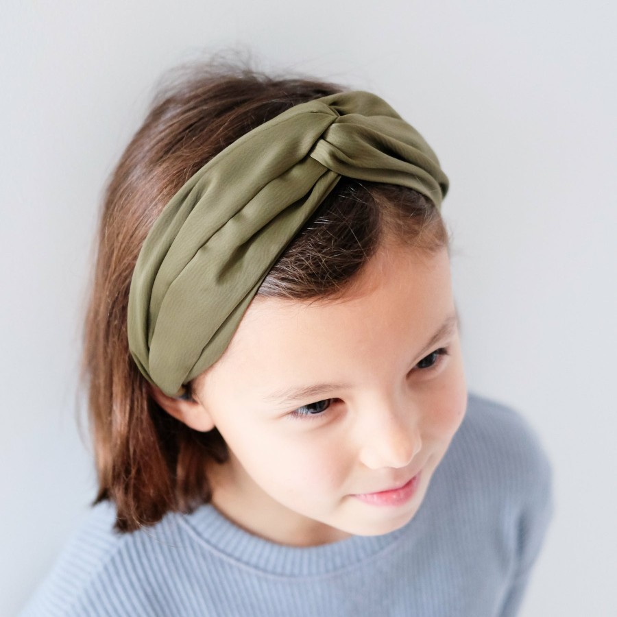 Hair Mimi and Lula | Olive Extra Wide Alice Band