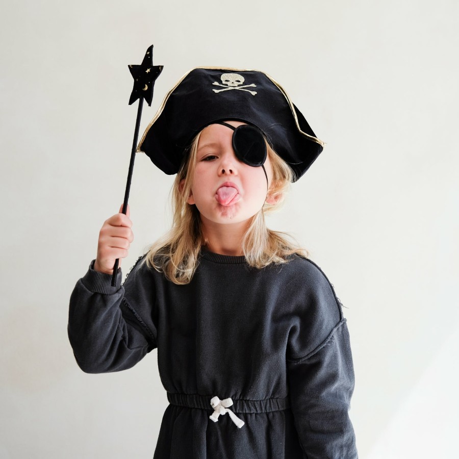 Dress Up Mimi and Lula | Pirate Hat And Patch Dress Up Set